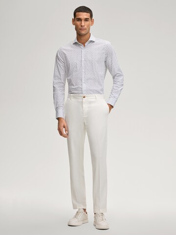 JOOP! Slim fit Button Up Shirt 'Pares' in White