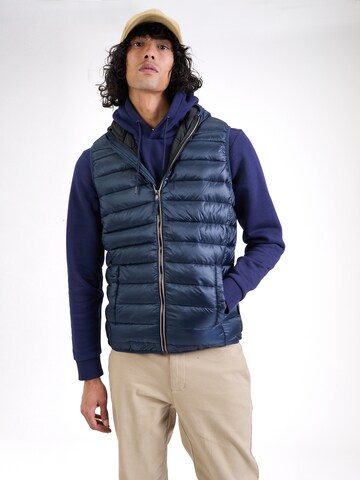 BLEND Vest in Blue: front