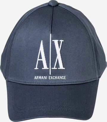 Cappello da baseball di ARMANI EXCHANGE in grigio: frontale