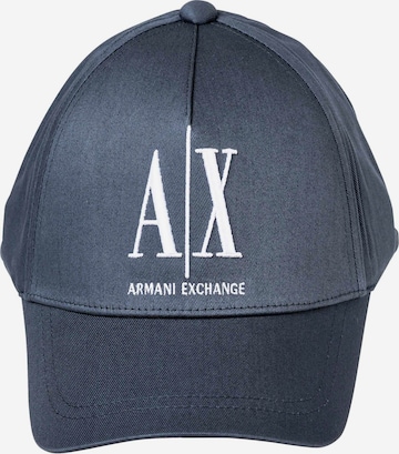 Cappello da baseball di ARMANI EXCHANGE in grigio: frontale