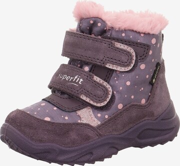 SUPERFIT - Bota de neve 'Glacier' em roxo: frente