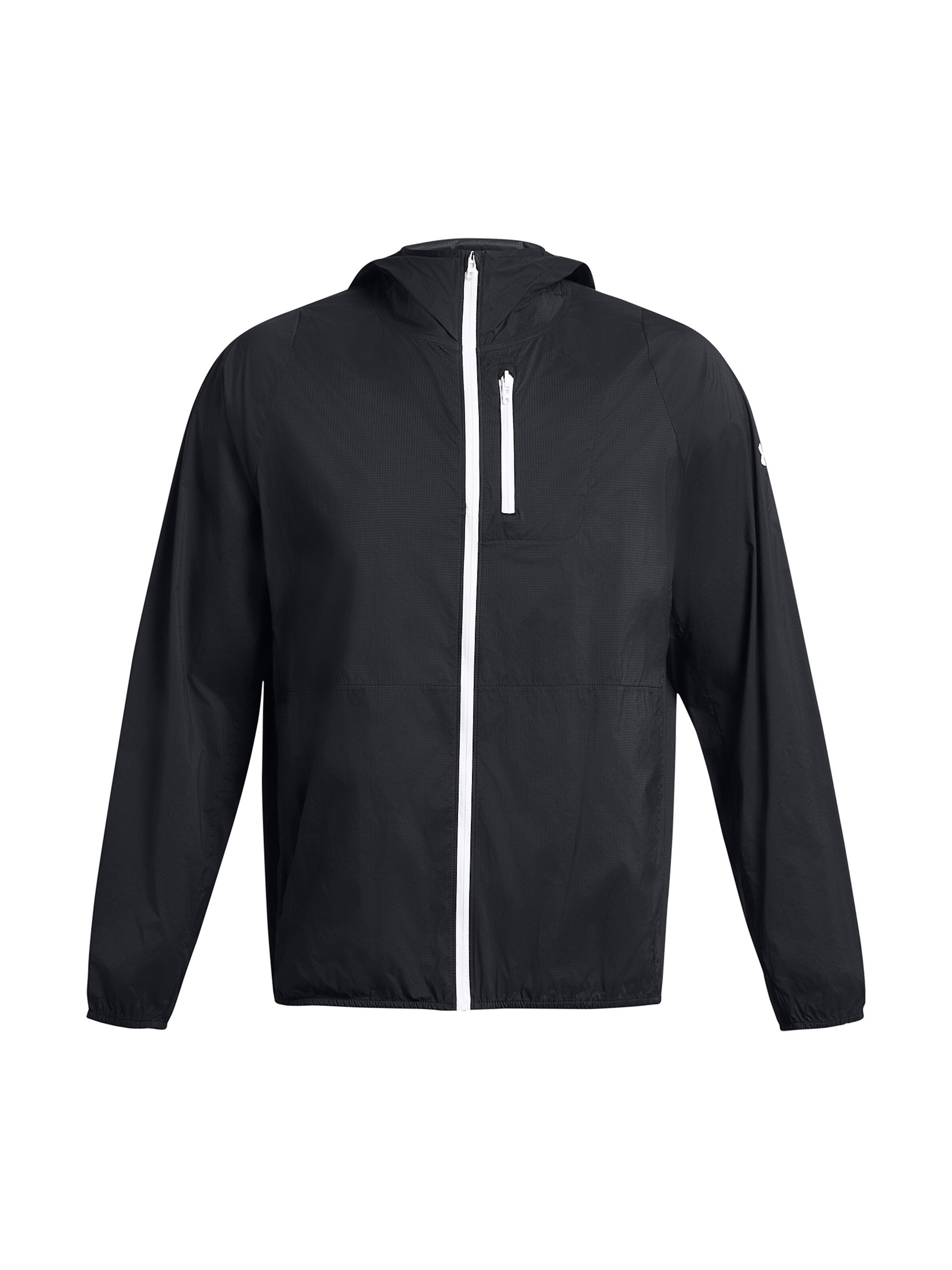 UNDER ARMOUR Sportjacke ' LAUNCH ' in Schwarz: Vorderseite