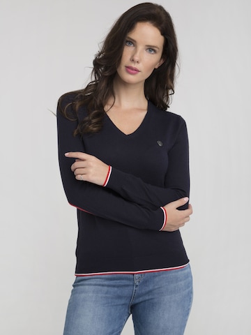 Pullover 'Susan' di Sir Raymond Tailor in blu: frontale