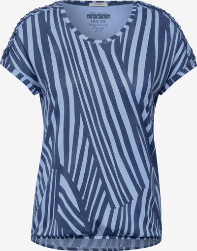 CECIL T-Shirt in rauchblau / dunkelblau, Produktansicht