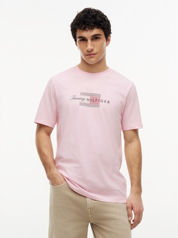 Maglietta di TOMMY HILFIGER in rosa: frontale