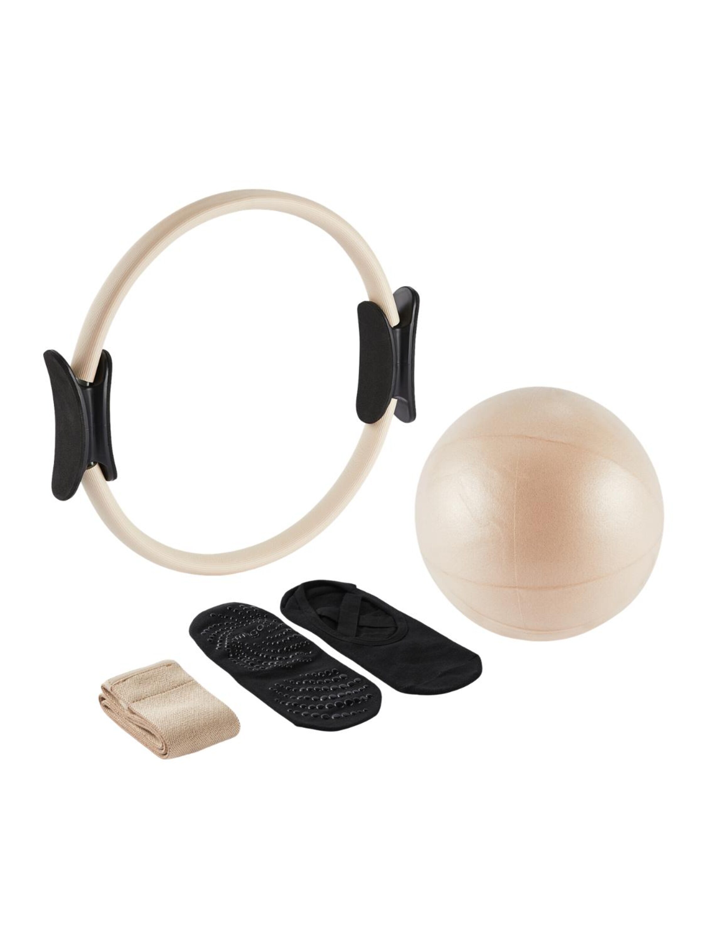 myga Fitnessgerät 'Pilates Set'‌‌‌‌‌‌‌‌ in Beige: Vorderseite