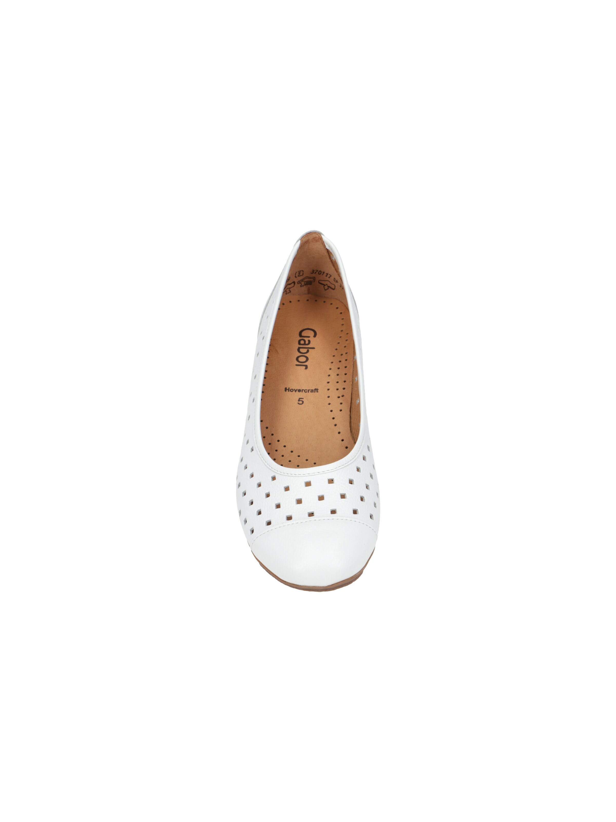 GABOR Ballet Flats in White