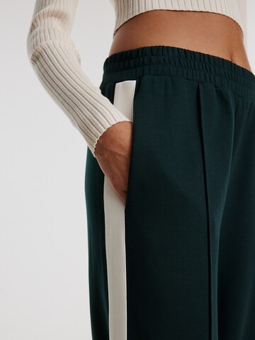 EDITED - Perna larga Calças 'Vica' em verde
