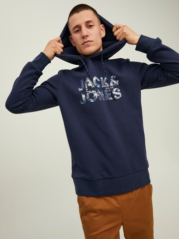 Bluză de molton 'TECH' de la JACK & JONES pe albastru