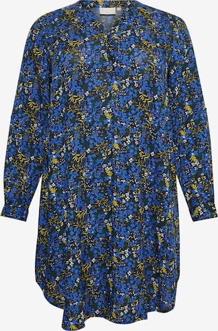 KAFFE CURVE Shirt dress 'Milana' in Black: front