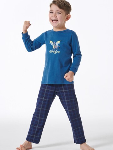 Pyjama ' Boys World ' SCHIESSER en bleu : devant