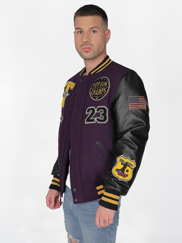 TOP GUN Between-Season Jacket in Purple