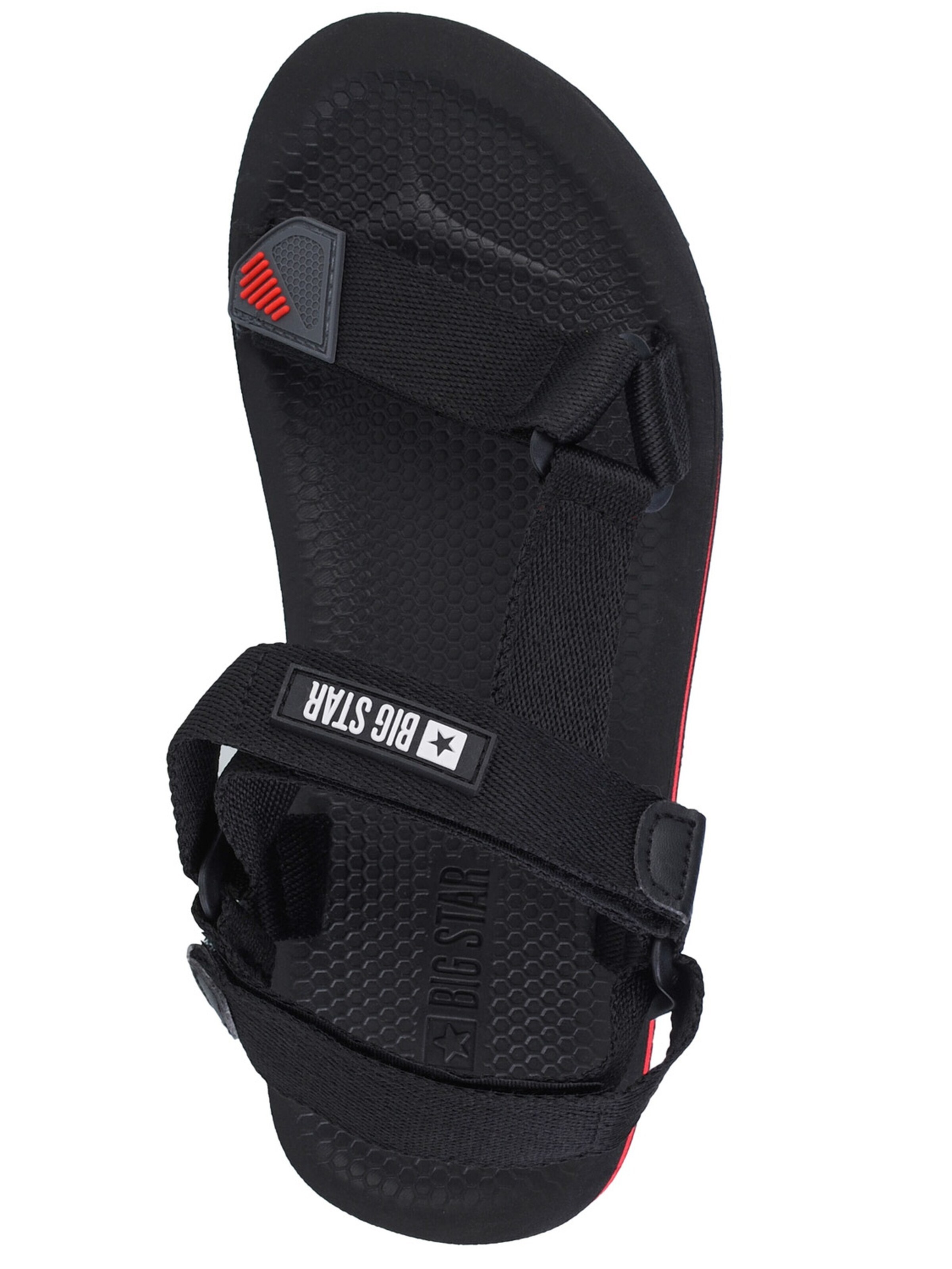 BIG STAR Hiking Sandals 'DD274A' in Black