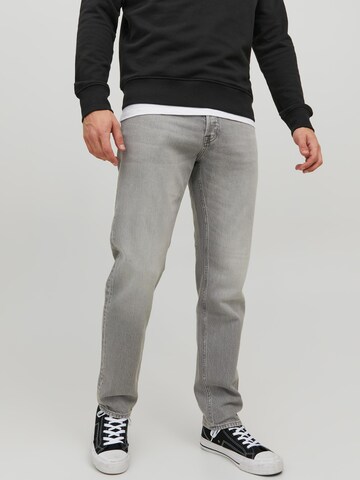 JACK & JONES Regular Jeans 'MIKE' i grå: forside