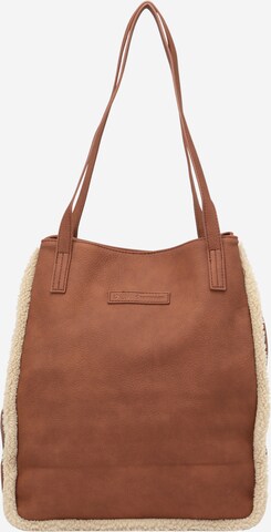 TOM TAILOR DENIM Shopper 'Arona' in Brown