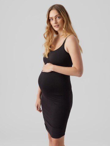 Robe 'Heal' MAMALICIOUS en noir : devant