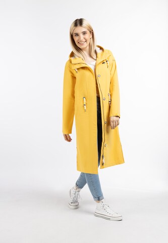 Manteau fonctionnel Schmuddelwedda en jaune