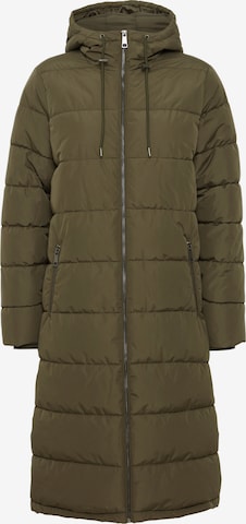 ICHI Wintermantel 'IH Zelana' in Groen: voorkant