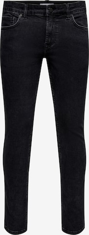 Only & Sons - Slimfit Vaquero 'LOOM' en negro: frente