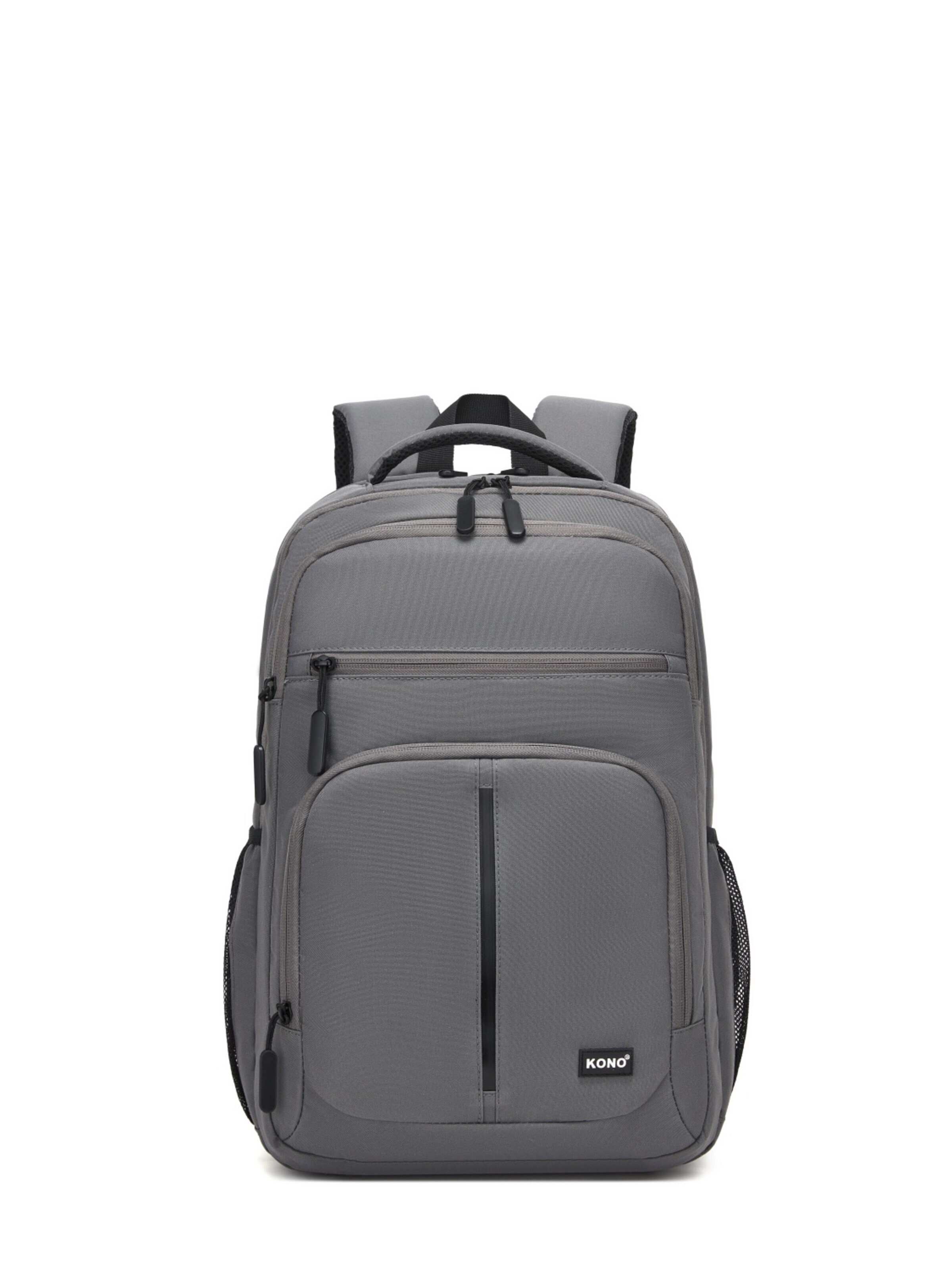 Kono Backpack in Grey: front