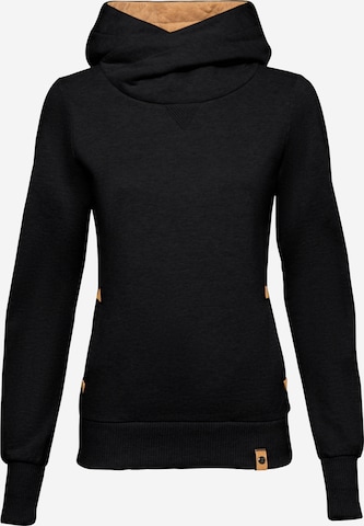 Fli Papigu - Sweatshirt 'U Sexy I am Sexy' em preto: frente