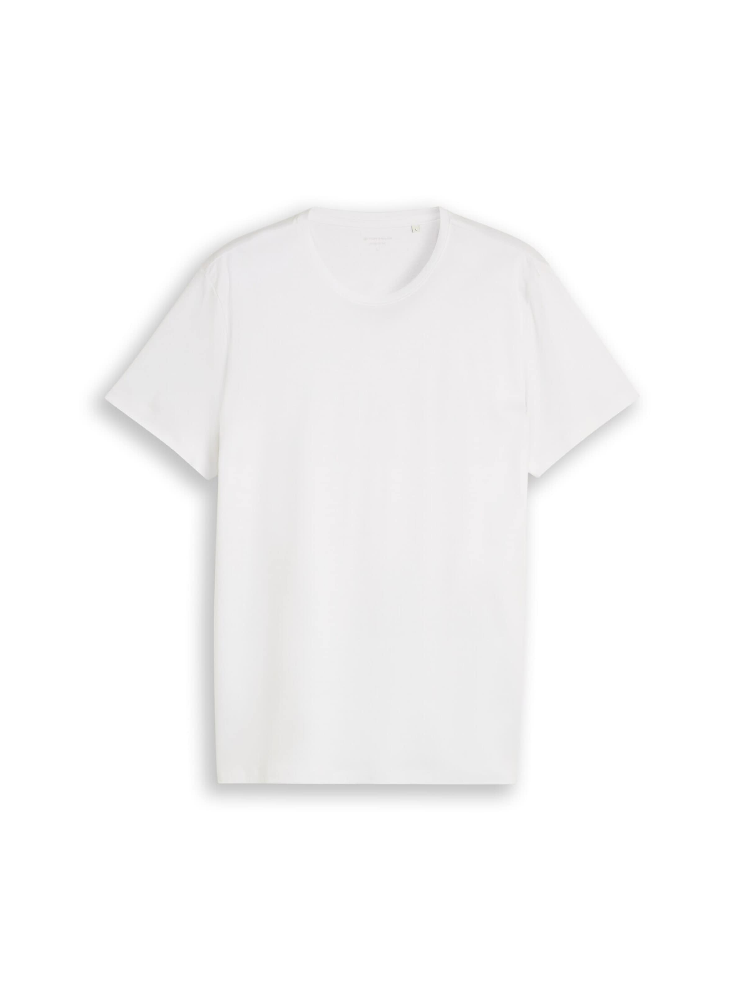 TOM TAILOR Shirt in Weiß: Vorderseite