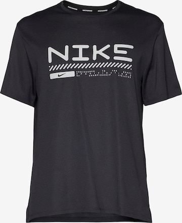NIKE Toiminnallinen paita 'WINTER MILER' värissä musta: etupuoli