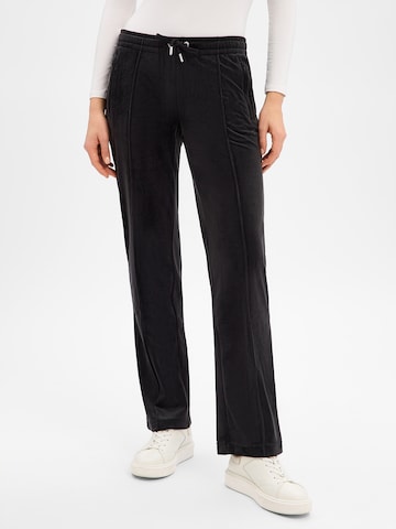 Juicy Couture Loosefit Broek in Zwart: voorkant