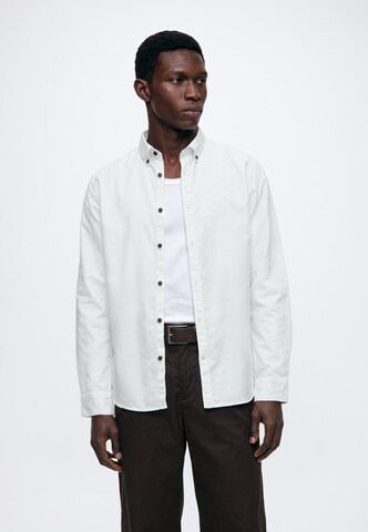 Regular fit Camicia di Lindbergh in bianco: frontale