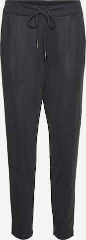 VERO MODA Tapered Pleat-Front Pants 'VMEVA' in Blue: front