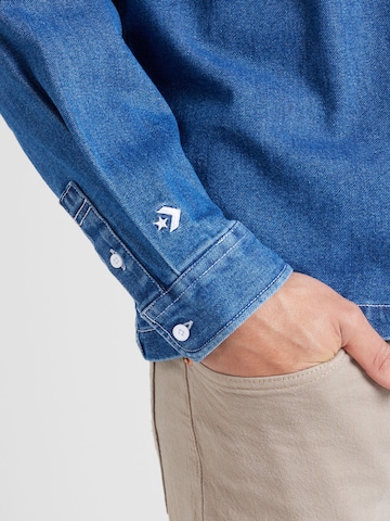 CONVERSE Regular fit Button Up Shirt in Blue
