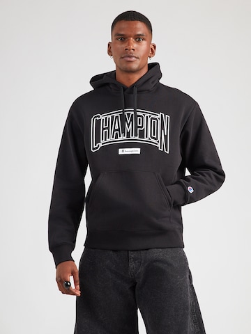 Champion Authentic Athletic Apparel Mikina – černá: přední strana