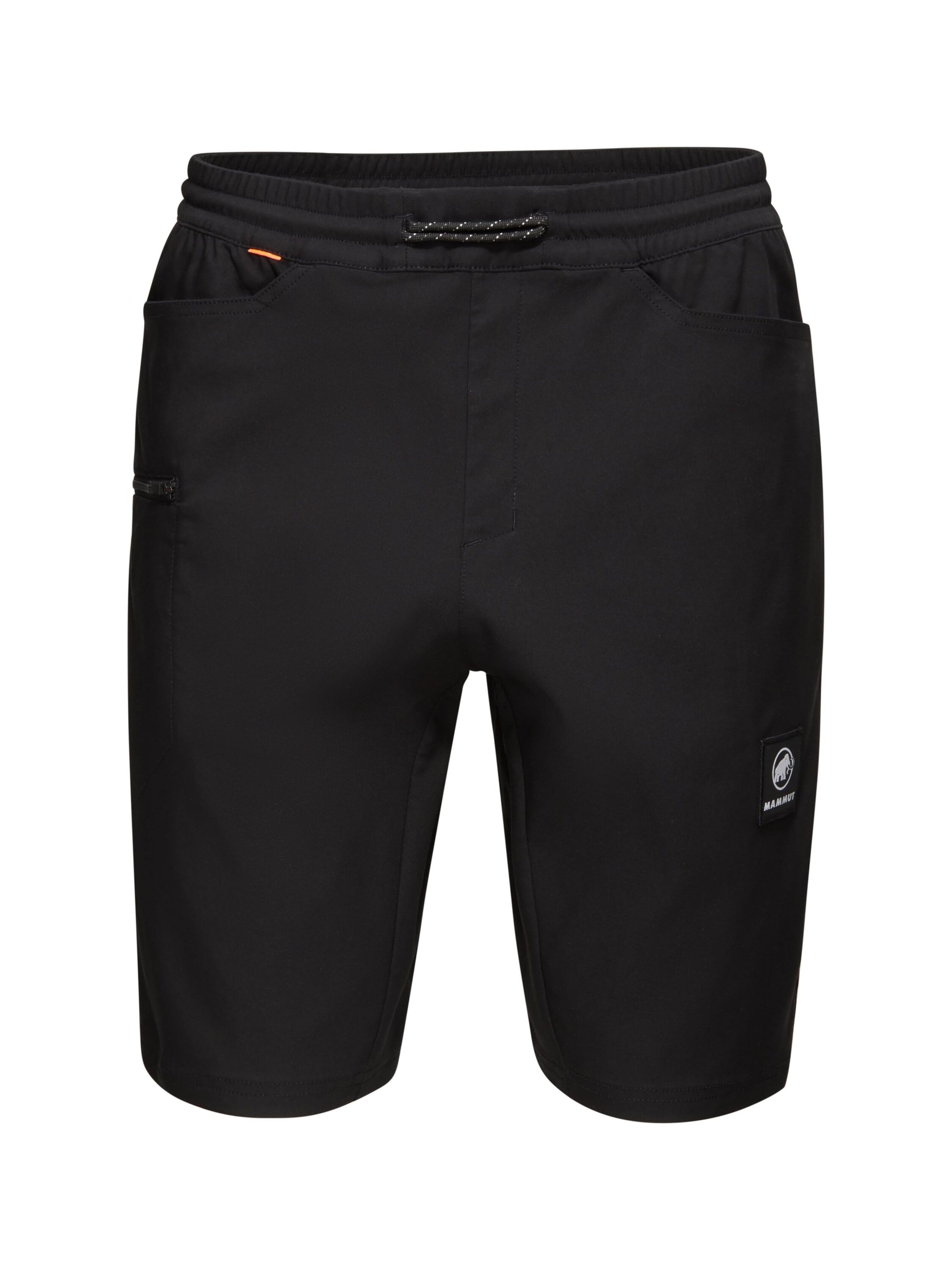 MAMMUT Regular Outdoorhose ‘Massone’ in Schwarz: Vorderseite
