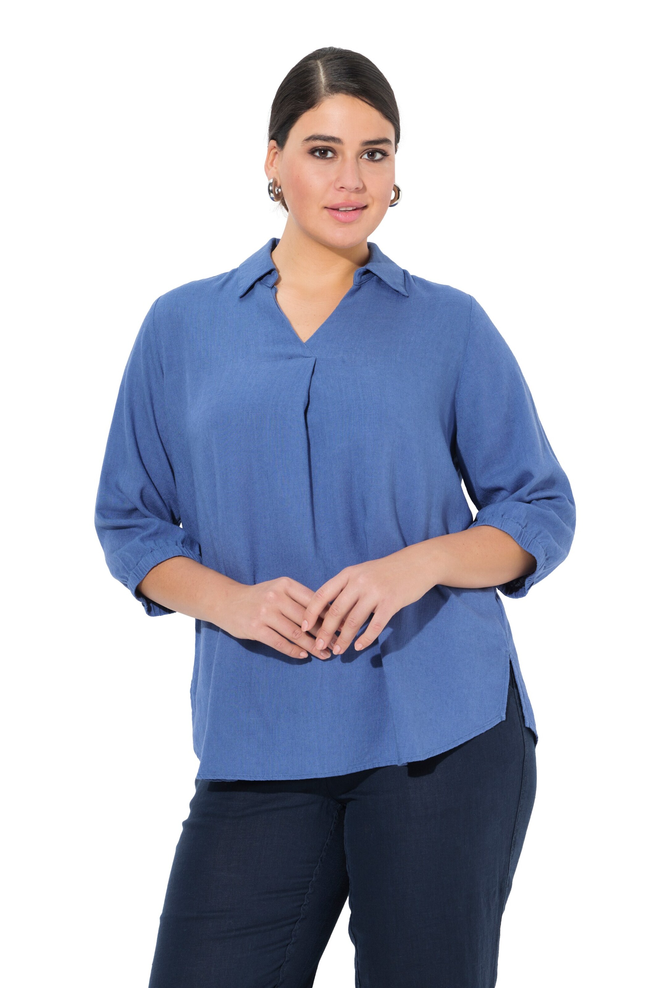 Ulla Popken Tunika in Blau: Vorderseite