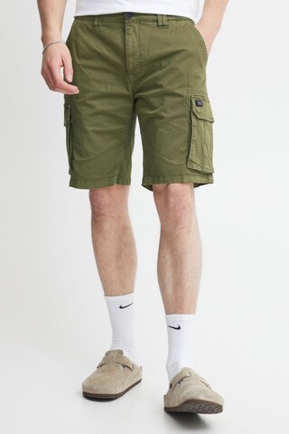 BLEND Regular Cargo Pants in Green: front