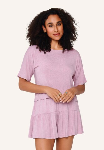 Pigiama di LingaDore in rosa: frontale