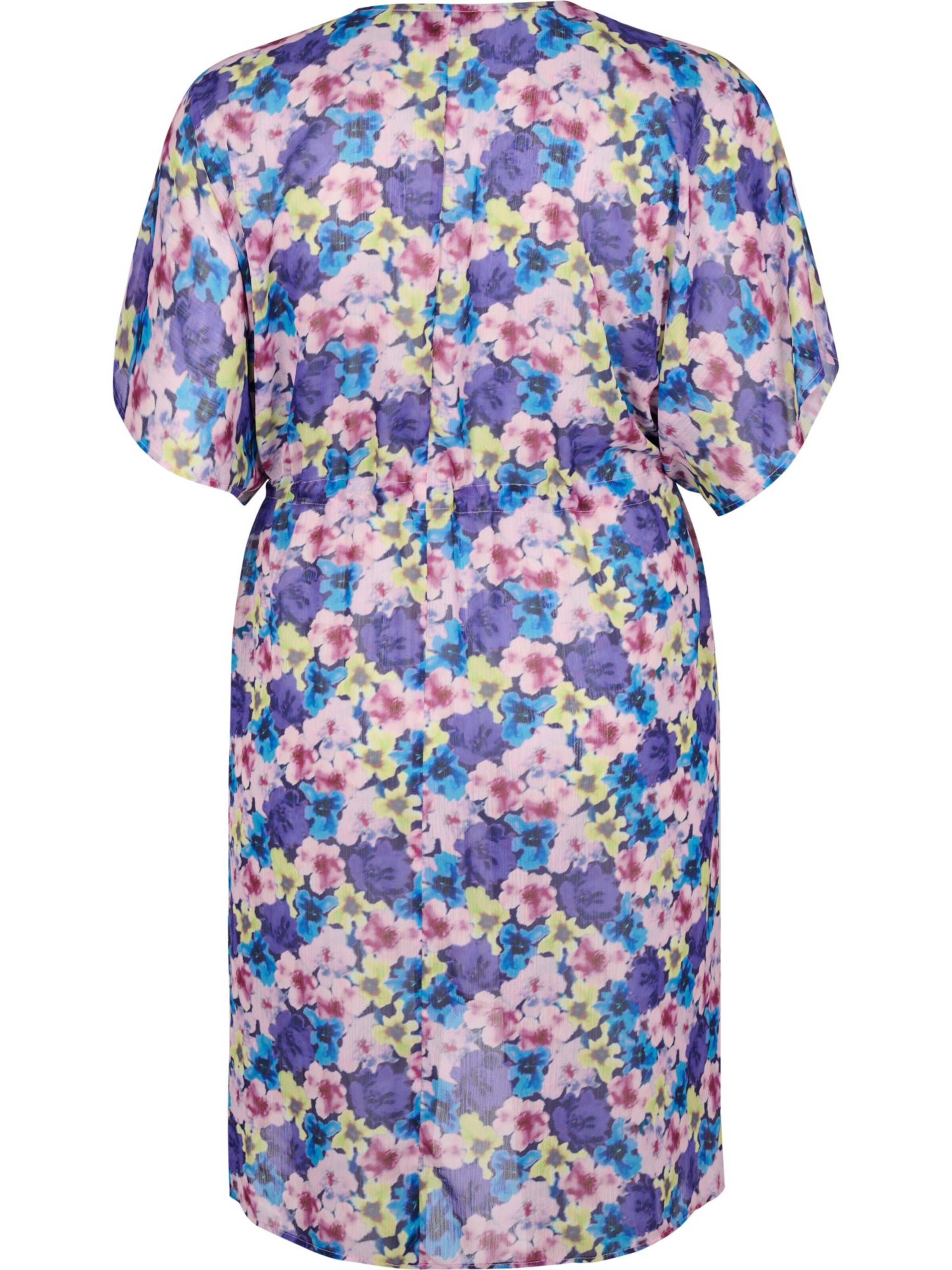 Kimono 'CAHUSI' Swim by Zizzi en bleu