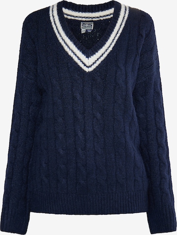 Pull-over 'Boundry' DreiMaster Maritim en bleu : devant