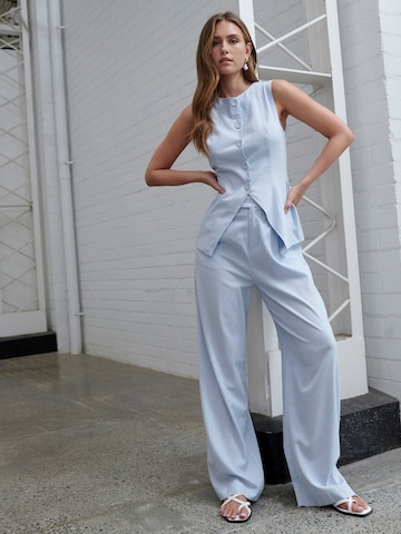 Willa Top in Blauw: voorkant