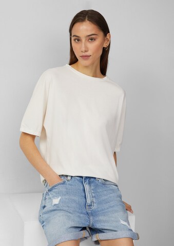 QS T-Shirt in Weiß