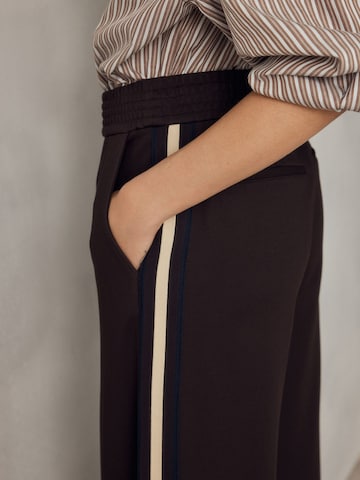 Wide Leg Pantalon Next en marron