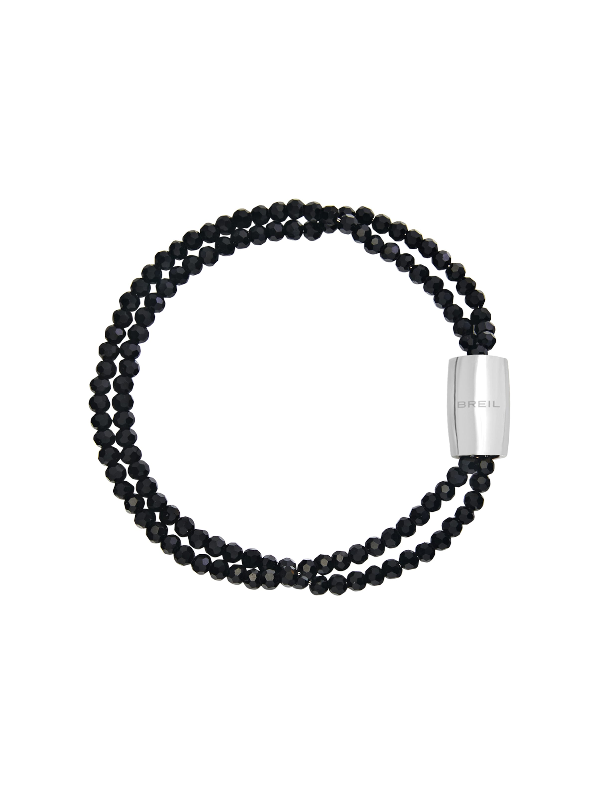 Braccialetto 'MAGNETICA SYSTEM' di Breil in nero: frontale