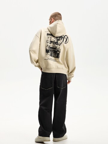 Bershka Loosefit Nadrág - fekete