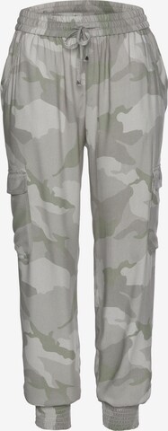 LASCANA - Tapered Pantalón cargo en gris: frente