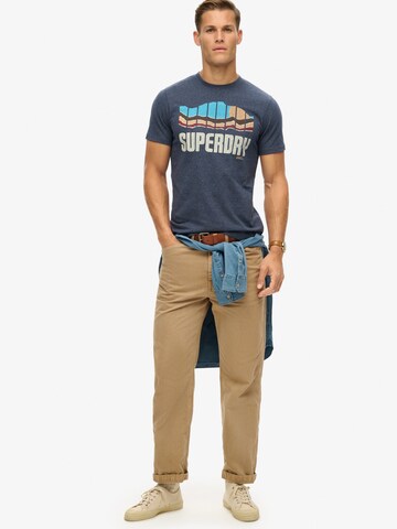 Superdry & Co Póló 'GREAT OUTDOORS' - kék