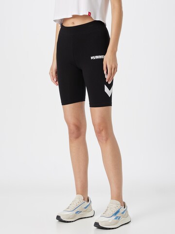 Skinny Pantaloni sportivi 'LEGACY' di Hummel in nero: frontale