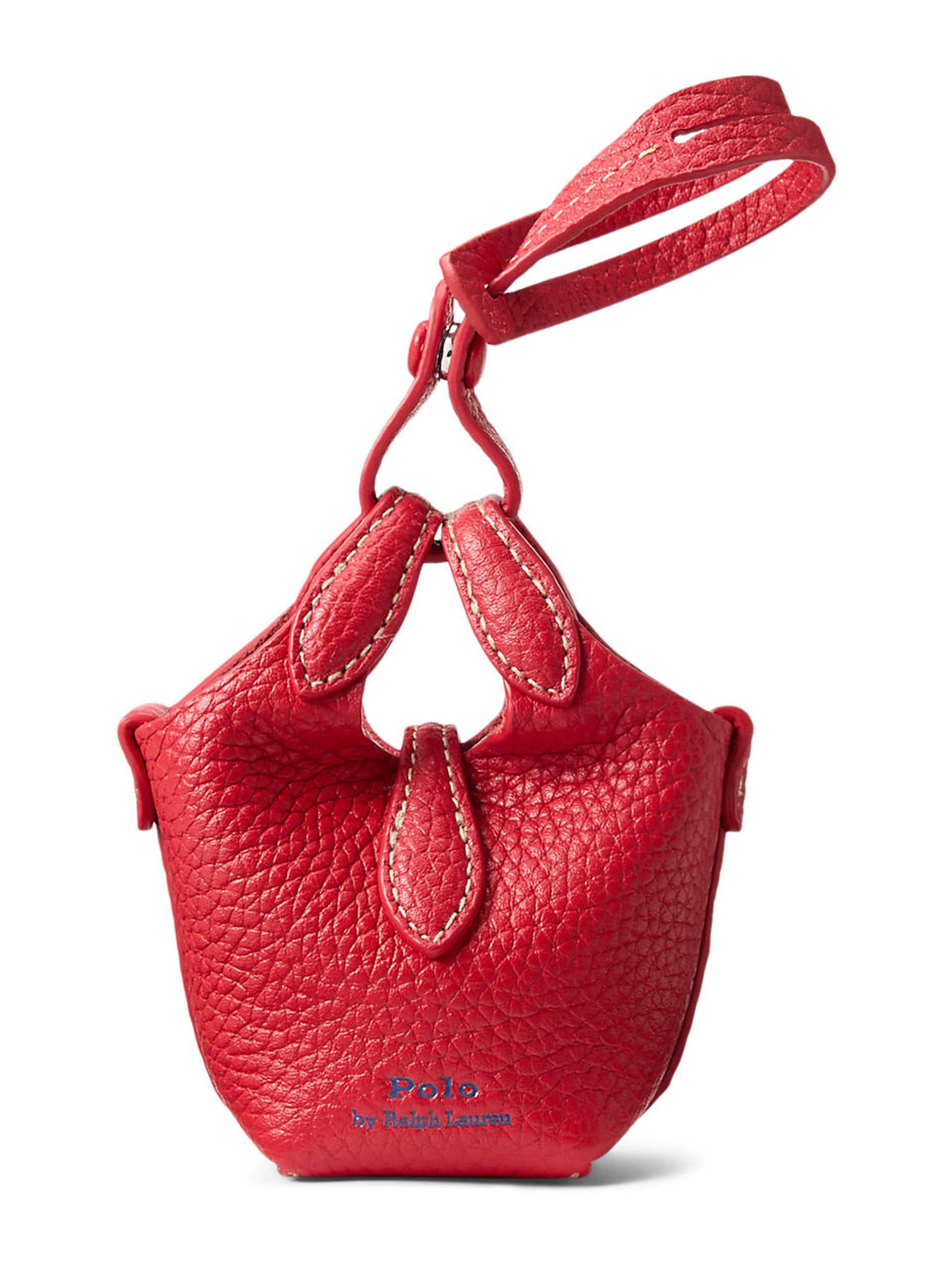 raudona Polo Ralph Lauren Raktų laikiklis 'SHINY DRUM PEBBLE'