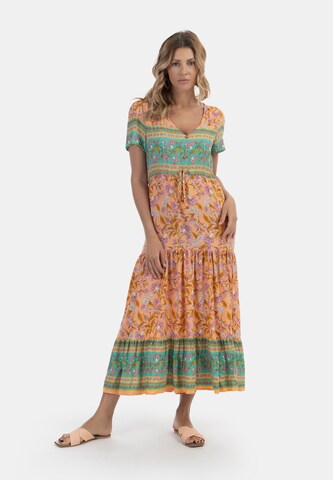 usha FESTIVAL Summer dress in Orange