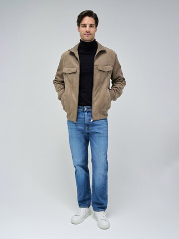 Salsa Jeans Tussenjas 'Bomber' in Bruin