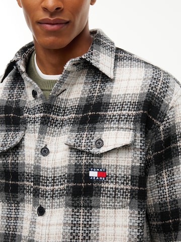 Tommy Jeans Regular fit Overhemd in Zwart
